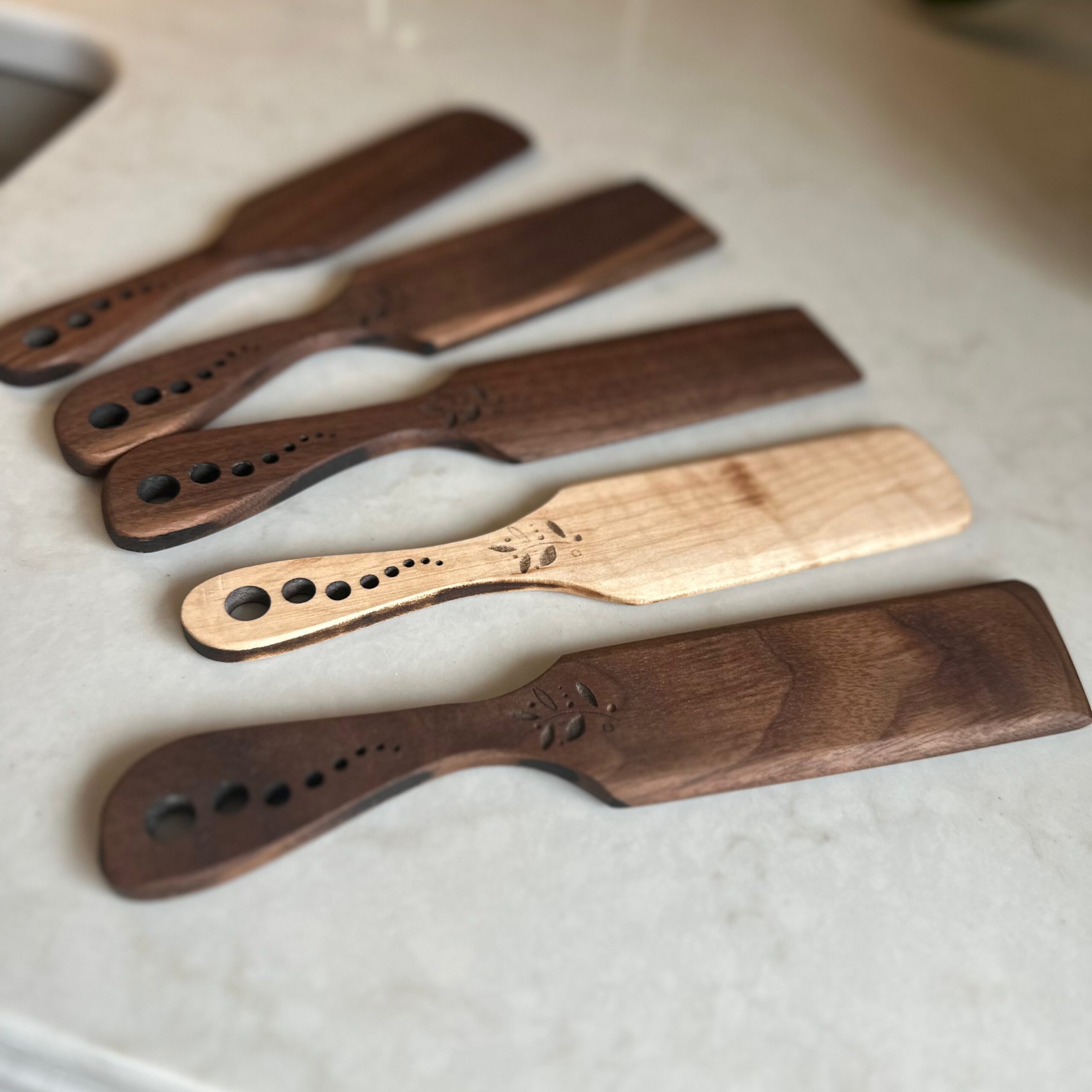 Spurtle w/ Herb Stripper Handle